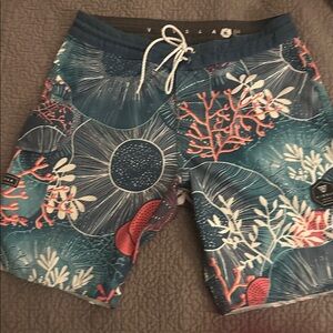 Vissla  board shorts baggies swim trunks bathing suit vacation surf size 30